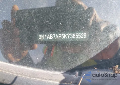 2019 Nissan Sentra Sv z USA, uszkodzony, nr VIN 3N1AB7AP5KY365529